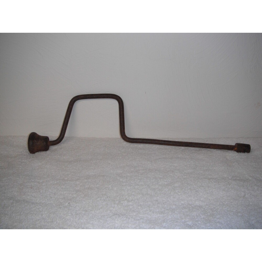 Antique Vintage Handheld Speed Handle Wrench Metal 19.25" Tool Farmhouse Decor